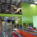 Interior painting done to Helium Trampoline Park in New Berlin